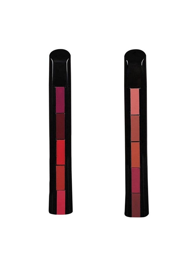 Glowhouse Combo Of 5 In 1 Lightweight Lipstick Glossy Finish Multicolor - Image 1