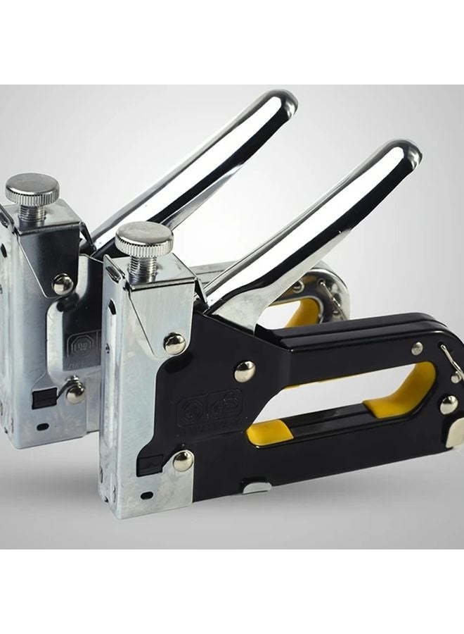 Silvery 3 In 1 Heavy Duty Staple Gun Manual Nail Gun For DIY Home Furniture Wood Frame - Image 3