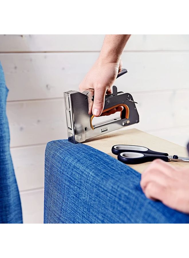 Silvery 3 In 1 Heavy Duty Staple Gun Manual Nail Gun For DIY Home Furniture Wood Frame - Image 2