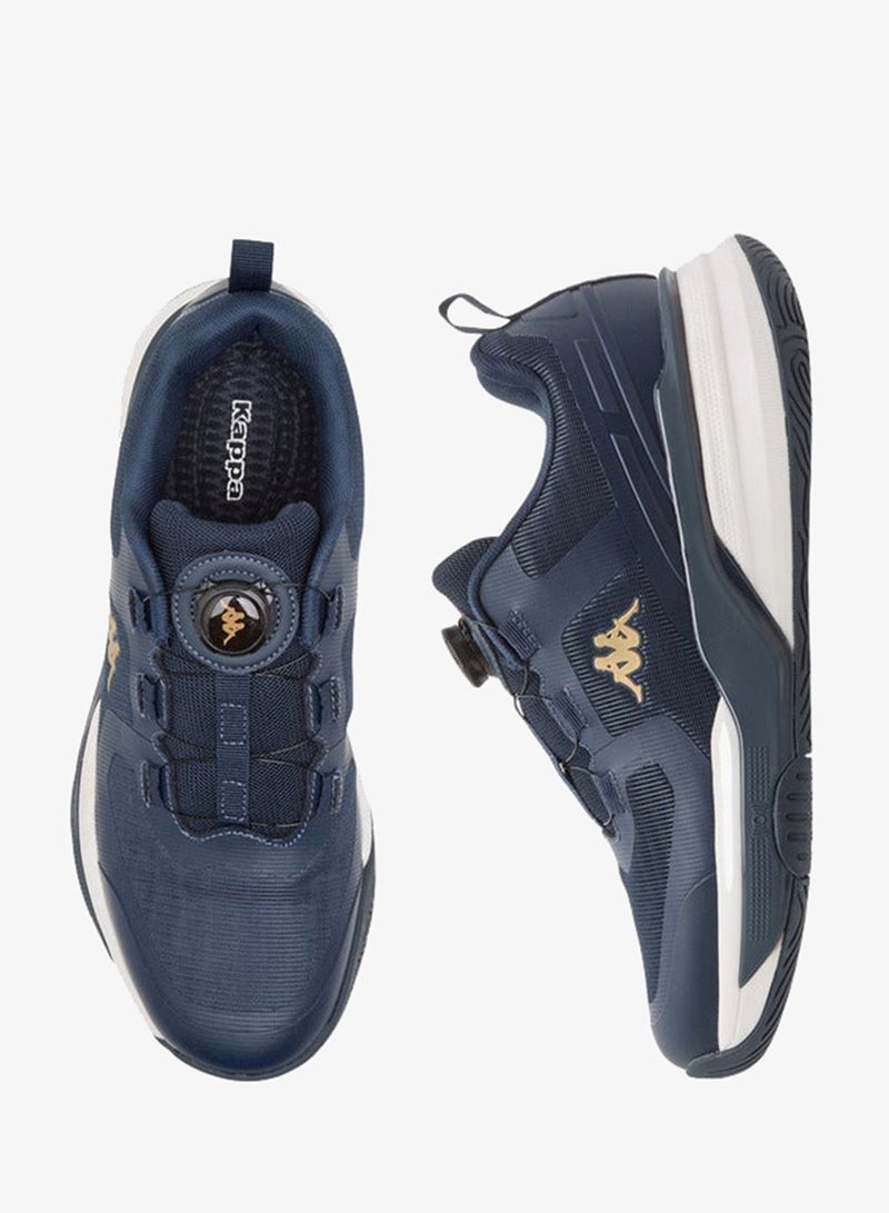 Kappa Men's Logo Detail Sports Shoes with Rotating Buckle Closure - Image 3