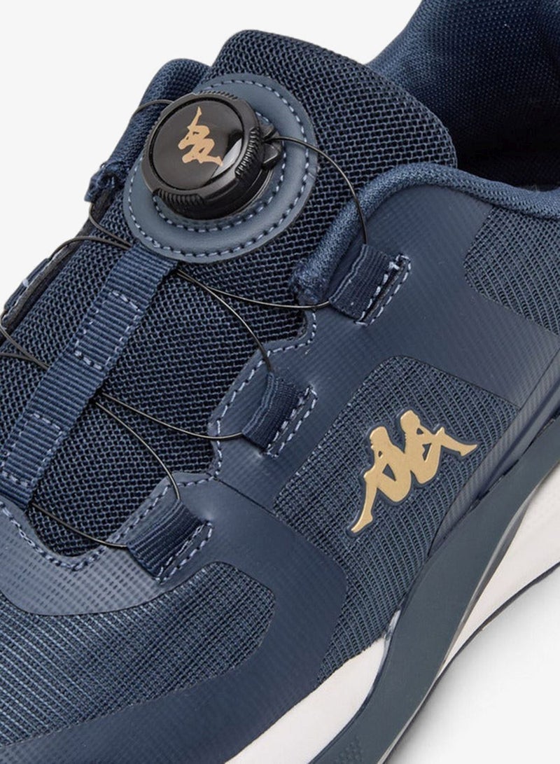 Kappa Men's Logo Detail Sports Shoes with Rotating Buckle Closure - Image 4
