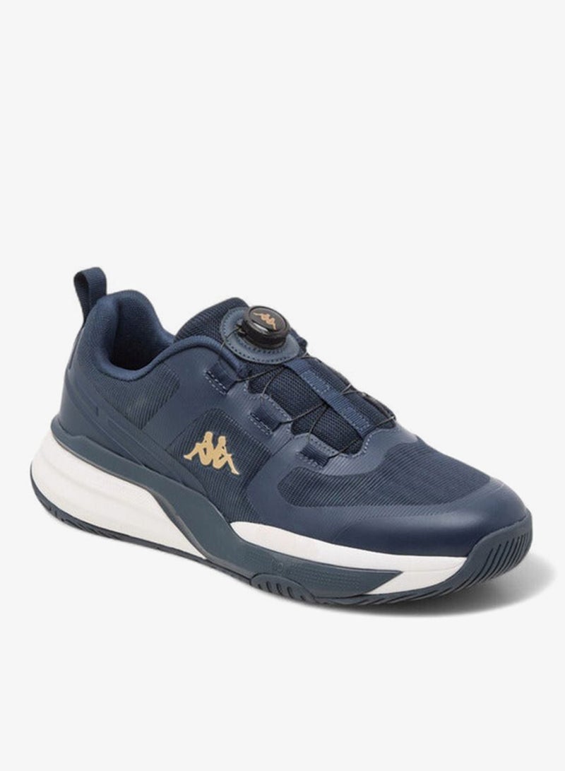 Kappa Men's Logo Detail Sports Shoes with Rotating Buckle Closure - Image 2