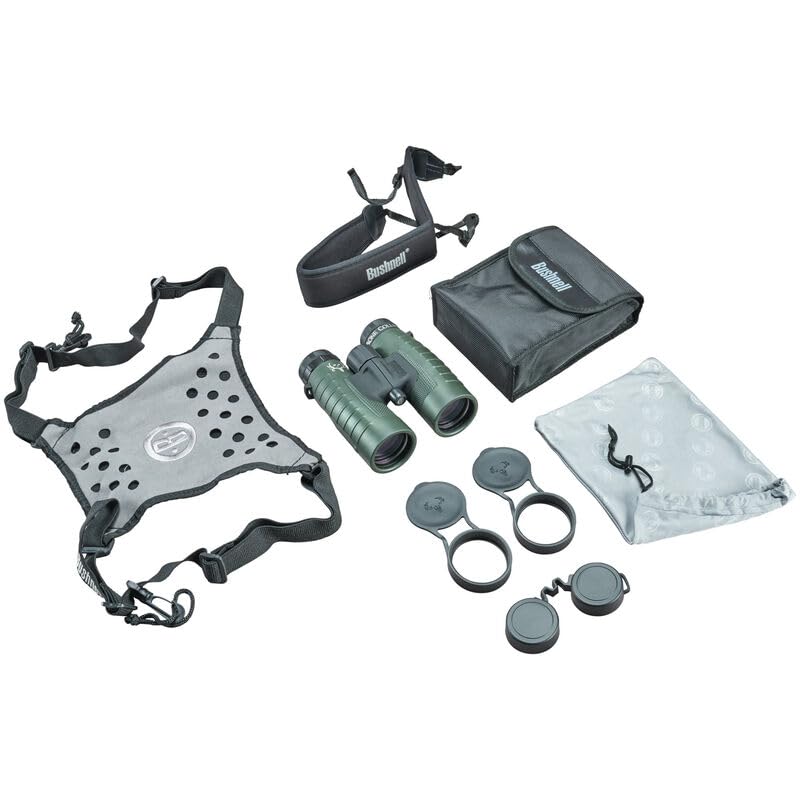 Bushnell Bushnell Binocular Bundle: Trophy XLT 10x42 Binoculars (Bone Collector Edition) + Deluxe Binocular Harness - Image 2