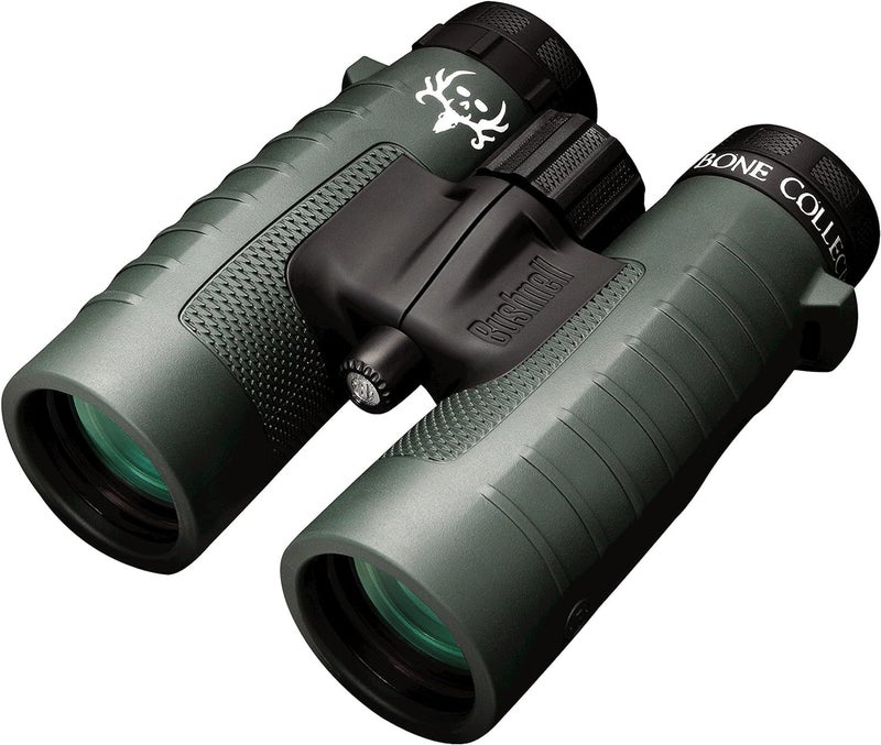 Bushnell Binocular Bundle: Trophy XLT 10x42 Binoculars (Bone Collector Edition) + Deluxe Binocular Harness - Image 1