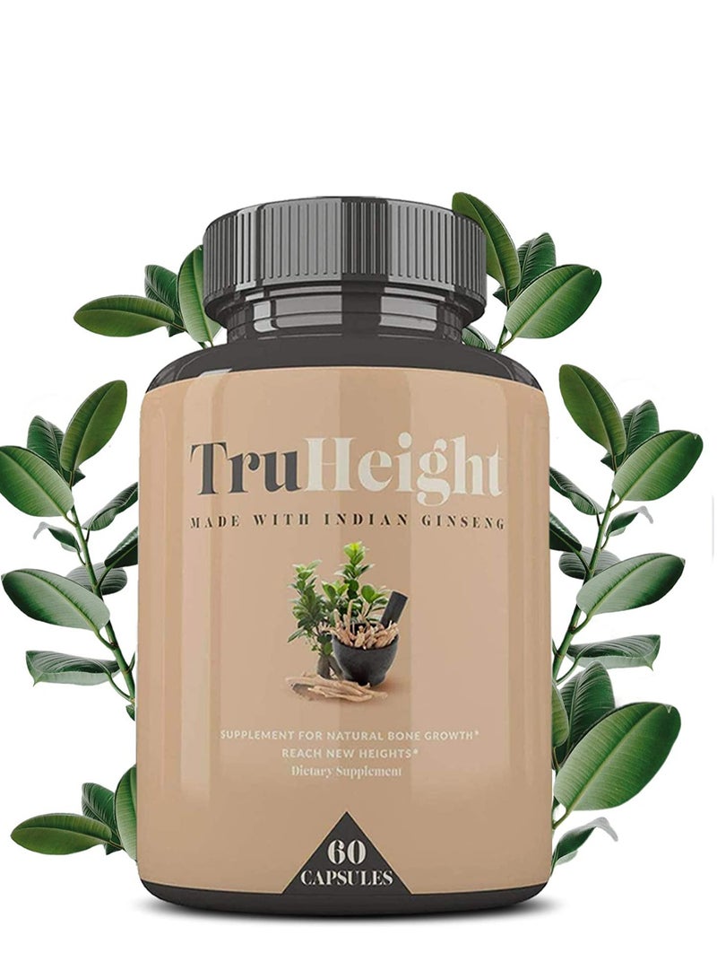 Powerful Height Growth Vital Nutrients to Grow Taller 60 capsules