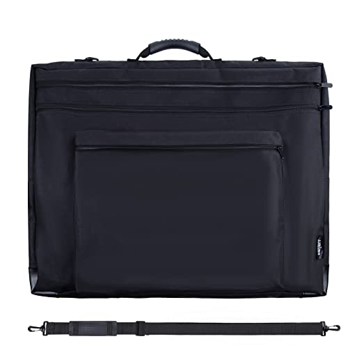 JJRING 20x26 Art Portfolio Tote Bag - Large Carrying Storage Case with Handle & Adjustable Shoulder Strap, Portfolio Folder for Artwork, Posters, Canvas, Drawing Boards - Image 1