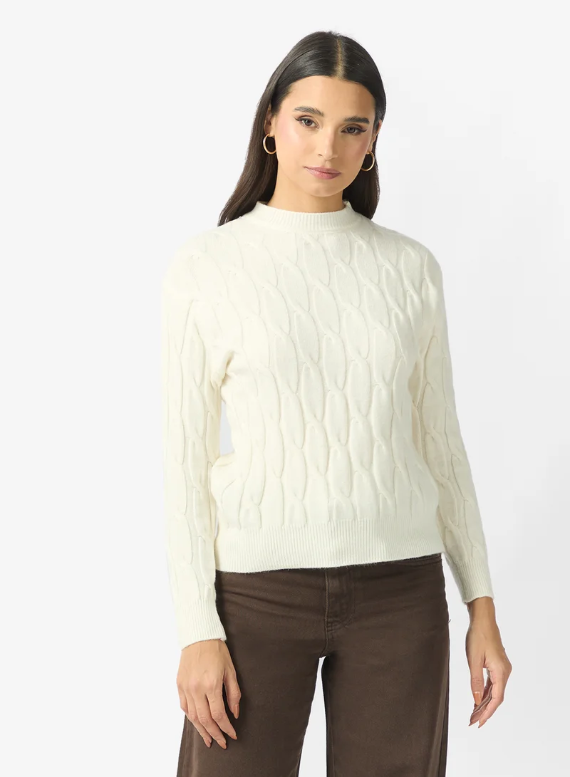 ELLA Cable Knit Sweater