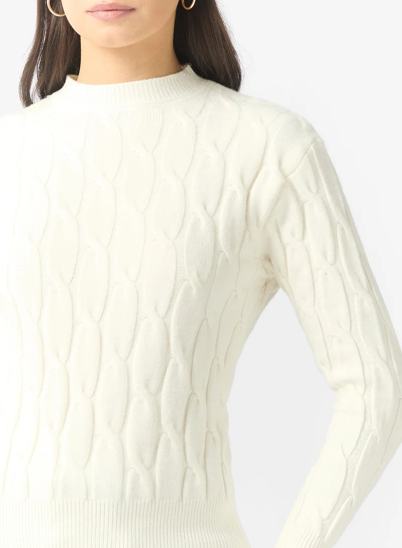 Ella  Cable Knit Sweater for Women | Best Price UAE