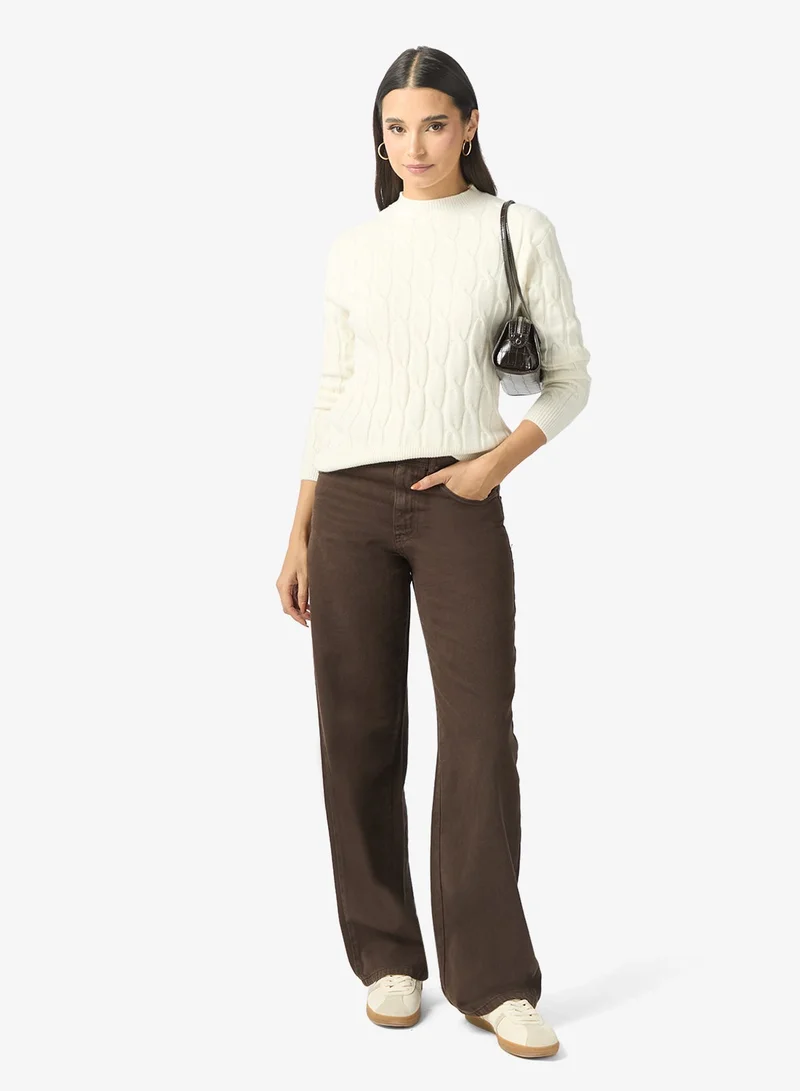 Ella  Cable Knit Sweater for Women | Best Price UAE