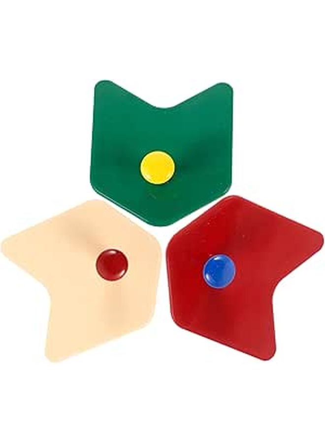Adhesive Wall Hooks Set of 3 No Drill Hanging for Bathroom Kitchen Towel Coat - Image 1