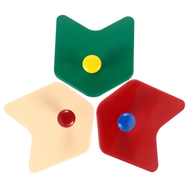 Adhesive Wall Hooks Set of 3 No Drill Hanging for Bathroom Kitchen Towel Coat - Image 2