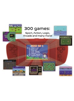 Lexibook 300 Video Game Handheld Console - Red  - Image 2