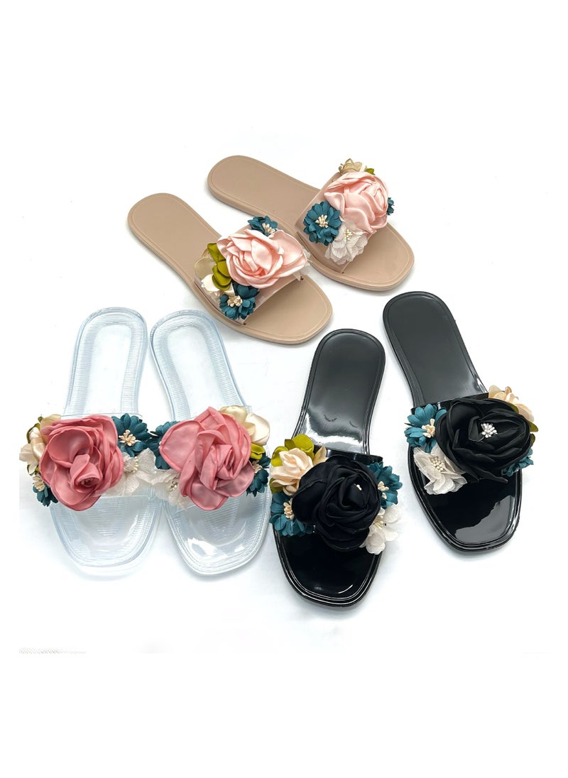 KUYING New Fashion Outgoing Flat Bottom Slippers  - Image 2