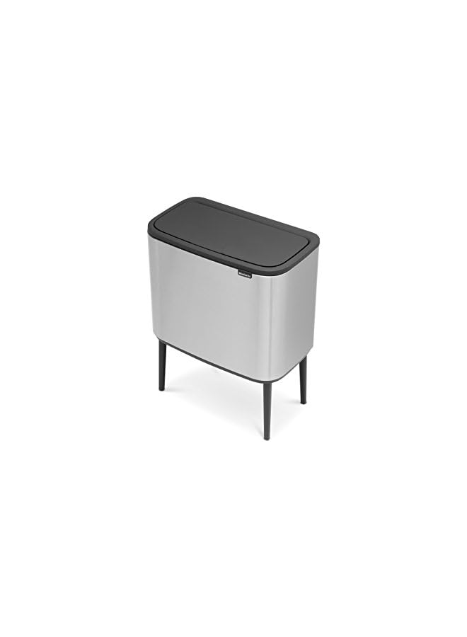 Raxoom 315848 bo touch bin with plastic bucket, 36 l-matt steel fingerprint proof, 1 inner - Image 3