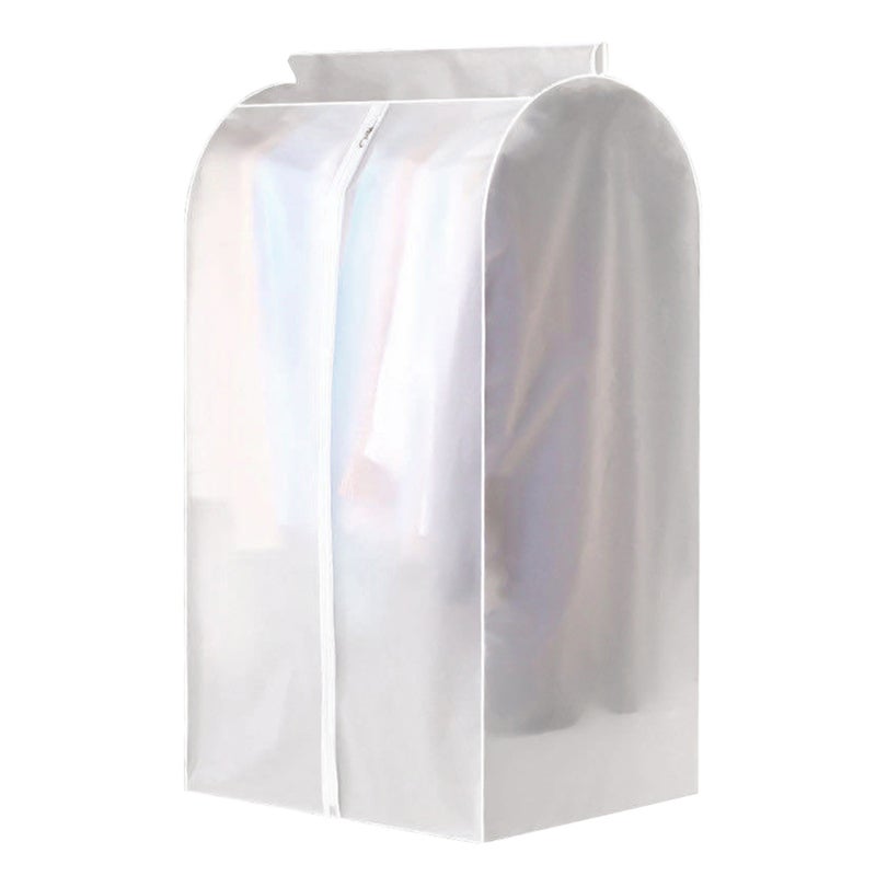 Garment Clothes Cover Protector Hanging Garment Storage Bag Translucent Waterproof Hanging Storage Bag for Wardrobe with Full Zipper - Image 1