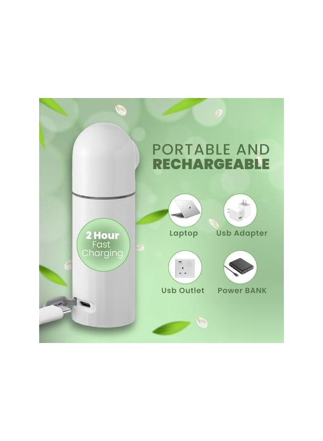 The Bros Portable Electric Bidet Shattaf with 350ml Reservoir - High Pressure USB-C Rechargeable Handheld Travel Bidet, Water Sprayer for Women, Men and Baby Care Toilet Shower Head, Personal Hygiene - Image 3