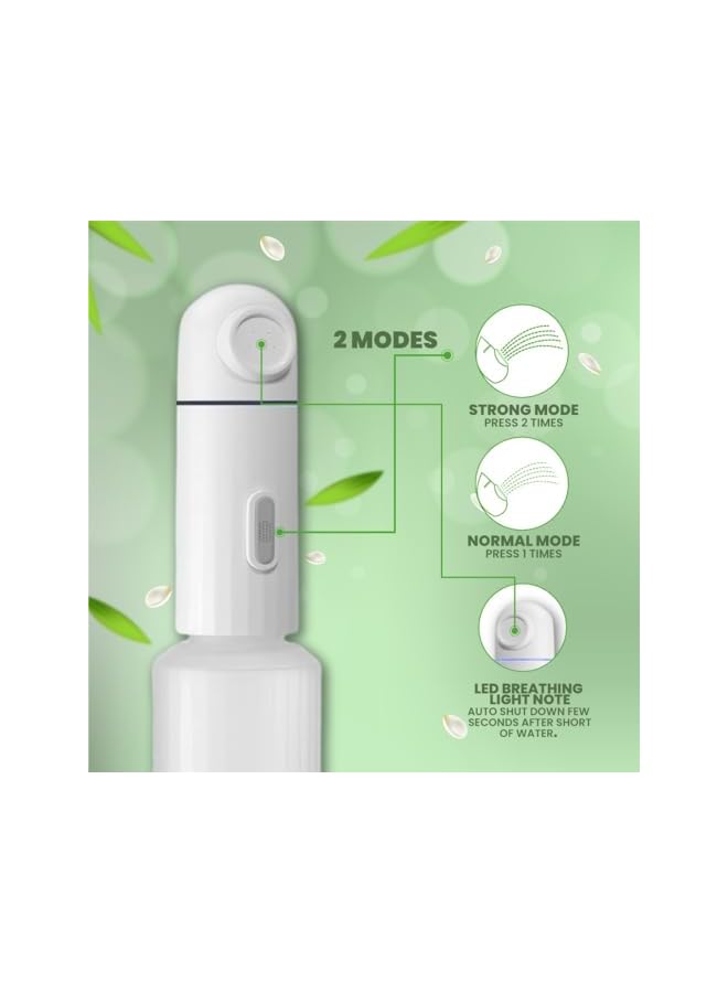 The Bros Portable Electric Bidet Shattaf with 350ml Reservoir - High Pressure USB-C Rechargeable Handheld Travel Bidet, Water Sprayer for Women, Men and Baby Care Toilet Shower Head, Personal Hygiene - Image 5