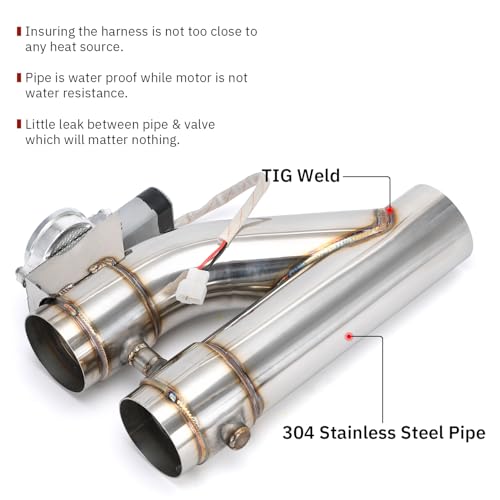 PQY Universal 3 Inch Stainless Steel Exhaust Pipe Kit - Image 2