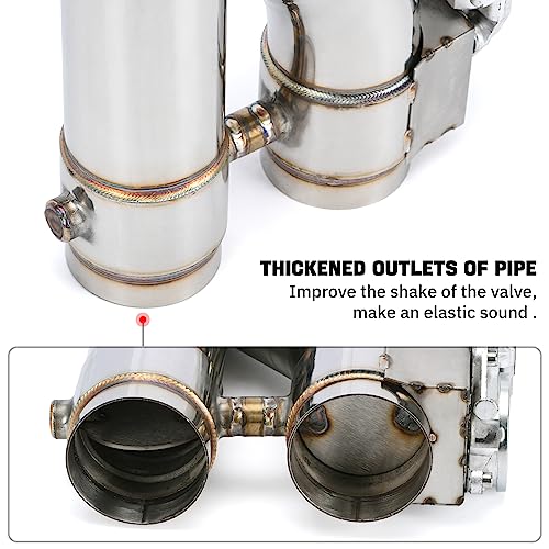 PQY Universal 3 Inch Stainless Steel Exhaust Pipe Kit - Image 4