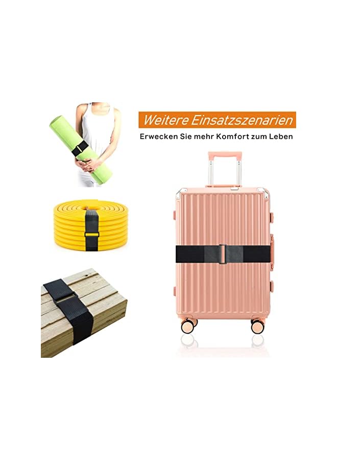 PROMASS Adjustable Straps with Buckle for Cable,Heavy Duty Reusable Ties Hook and Loop Tape for Car  - Image 4