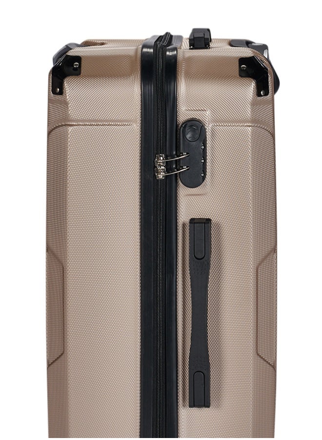 LIMRA Travel Bags 20-Inch Lightweight ABS Carry-On Luggage – 360° Spinner Wheels – Hard Shell Suitcase with Telescopic Handle Gold - Image 5