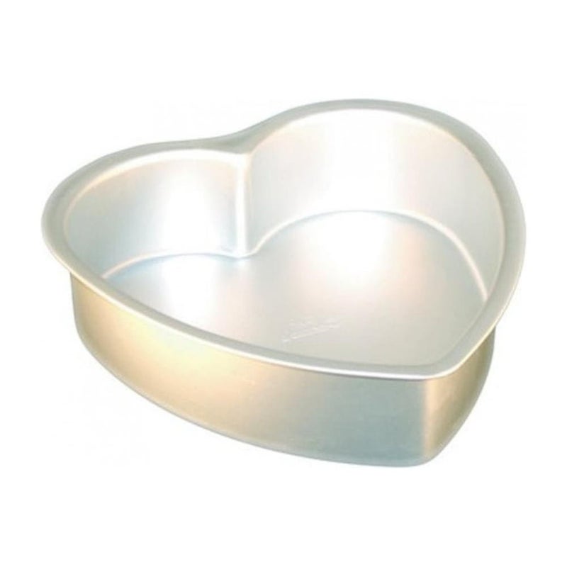 Rinkle Trendz Aluminium Heart Cake Mould Cake Pan Cake Tin 9 Inches for Baking 1 kg Cake for Oven - Image 1