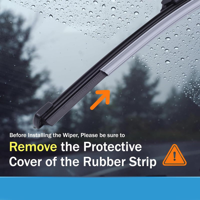 WINNERS Windshield Wiper Blades Set for 2024-2025 Chevy Trax - Driver and Passenger Side Replacement - Image 4