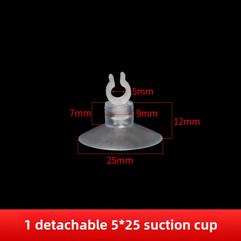 Generic Suction Cup Hose Holder for Aquarium Pump Detachable 5*25 suction cup