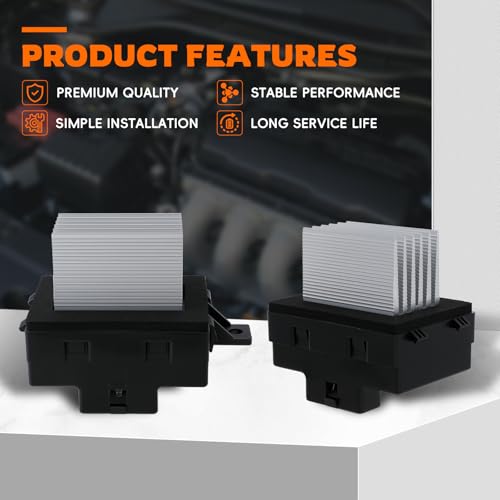 GoaMotors محرك مقاوم هواء HVAC من GoaMotors 8E5Z19E624A متوافق مع فورد فيوجن 2006-2012 ومتوافق مع لينكولن MKZ 2007-2012 وزيفير 2006 ومتوافق مع ميركوري ميلان 2006-2011 - Image 4