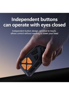 erorex Bluetooth Remote Control Page Turner Mute Button Phone Camera Video Recording Remote With 10M Remote Control Distance For Ios 15.0 Or For Android 8.0 Above Black  - Image 5