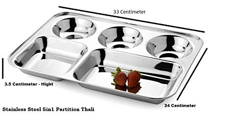 Bartan Star Stainless Steel Dinner Set of 6 - Image 3