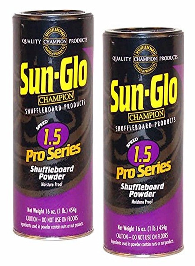 Sun-Glo Speed 1.5 (Pro Series) Shuffleboard Powder Wax – The Professional’s Choice for Speed & Accuracy – 16 oz Shaker Can - Image 2