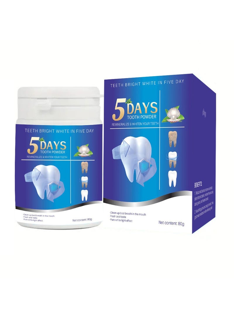 أوريتي 1pc مسحوق تبييض الأسنان ، مسحوق تنظيف الأسنان عميق ، الشاي ، القهوة ، النبيذ  مزيل البقع ، تنظيف البلاك ، معطر التنفس ، مسحوق تنظيف الأسنان للحياة اليومية - Image 3