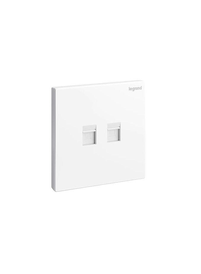 2G RJ45 DATA OUTLET GALION WHITE 282463 - LEGRAND