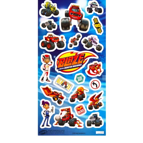Blaze and The Monster Machines Coloring and Activity Book with Mini Cars Coloring Book with Stickers (Blaze Party Supplies) - Image 3