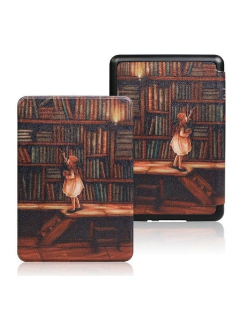 EcoSystem Slimshell Case Cover for All-New Kindle Paperwhite (11th Generation-2021, 6.8 inch) or Kindle Paperwhite Signature Edition, Smart Shell Cover with Auto Sleep/Wake, (Books)