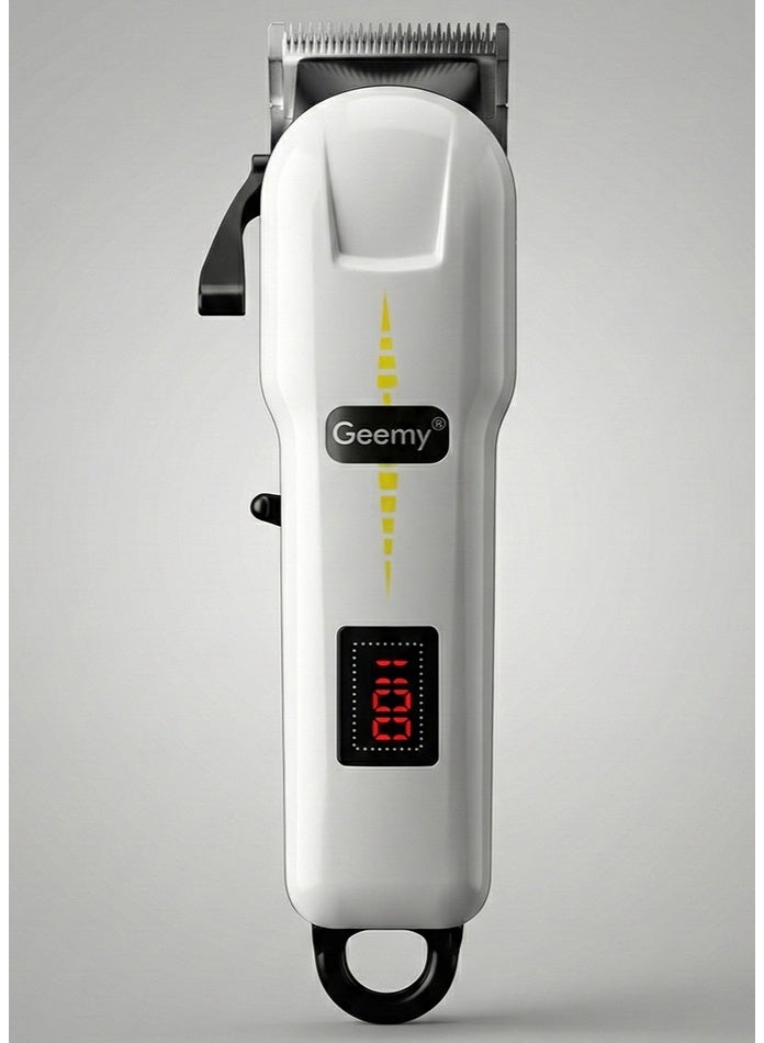 جيمي أفضل ماكينة حلاقة شعر لاسلكية احترافية من جايمي جي إم-٦٠٠٨ (ماكينة حلاقة جيمي) للعناية بالشعر واللحية مع شاشة ليد و٤ أمشاط توجيهية | مجموعة أدوات شديدة التحمل للرجال والحلاقين - Image 1