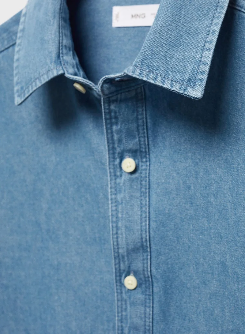 MANGO Youth Denim Shirt