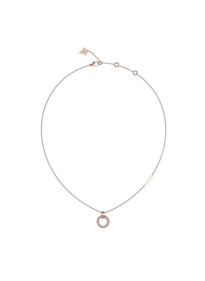 جس Pave Circle Necklace