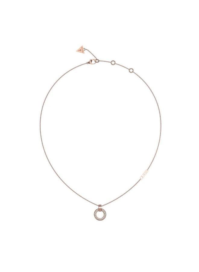 GUESS Pave Circle Necklace 