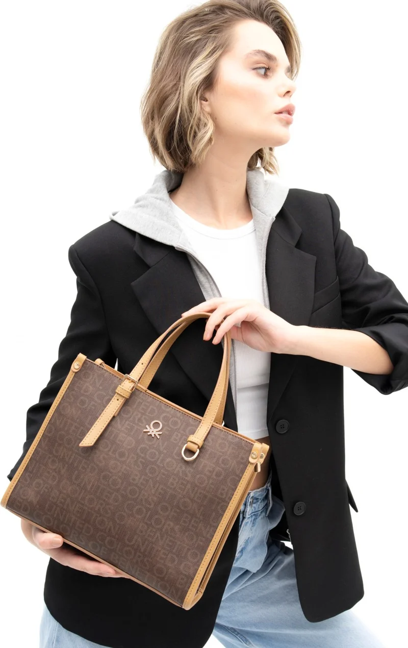 UNITED COLORS OF BENETTON Benetton Women's Handbag Brown-Camel BNT1312