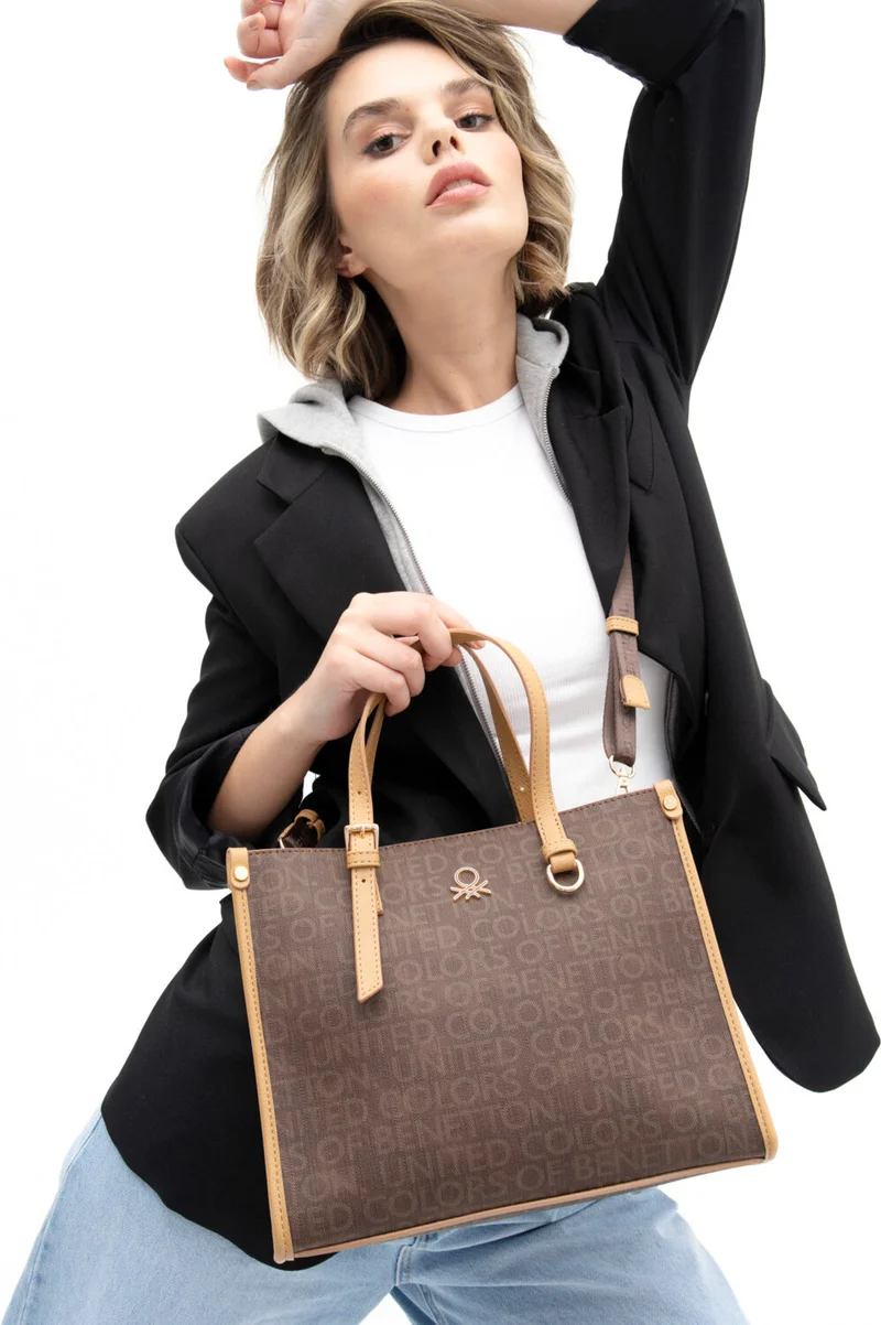 UNITED COLORS OF BENETTON Benetton Women's Handbag Brown-Camel BNT1312