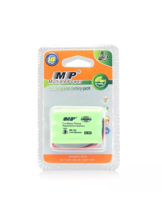 أم بي بطارية بديلة للهاتف اللاسلكي 800 مللي أمبير/ساعة 3.6 فولت - Image 1