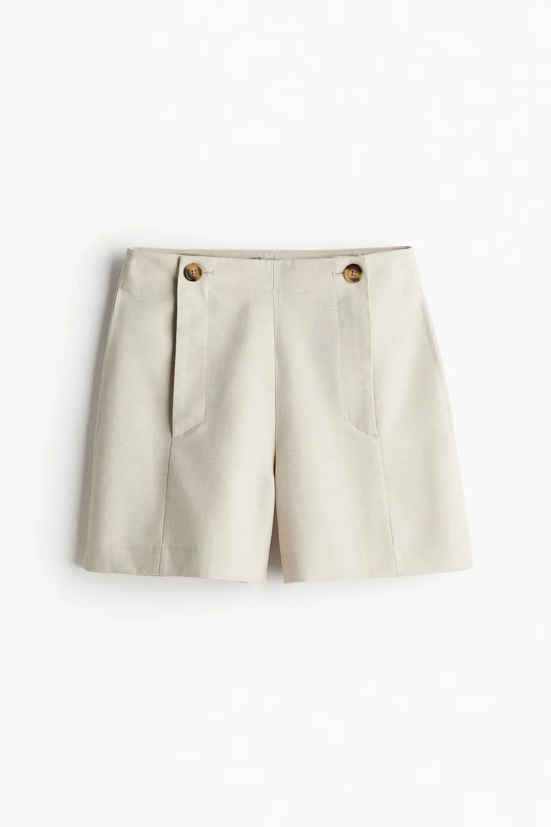 H&M Button-detail shorts