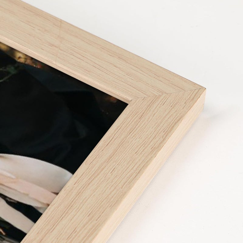 جيفت جاردن إطار جيفت جاردن 40 × 60، إطار ألومنيوم بلون خشب طبيعي، قطعة واحدة - Image 3