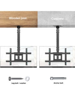 BEETEC Ceiling mount for TV 32"-80" For LCD/ LED TV Max 68 KG  - Image 2