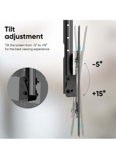 BEETEC Ceiling mount for TV 32"-80" For LCD/ LED TV Max 68 KG  - Image 5