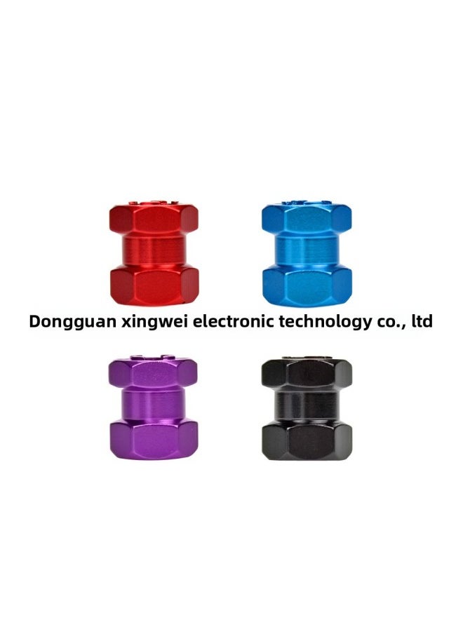Generic 12mm Hexagon Lengthened Widened Shaft Joiner Climbing Car D90 AX10 CC01 F350-Color:Purple 15mm-Proportion:1:10  - Image 3