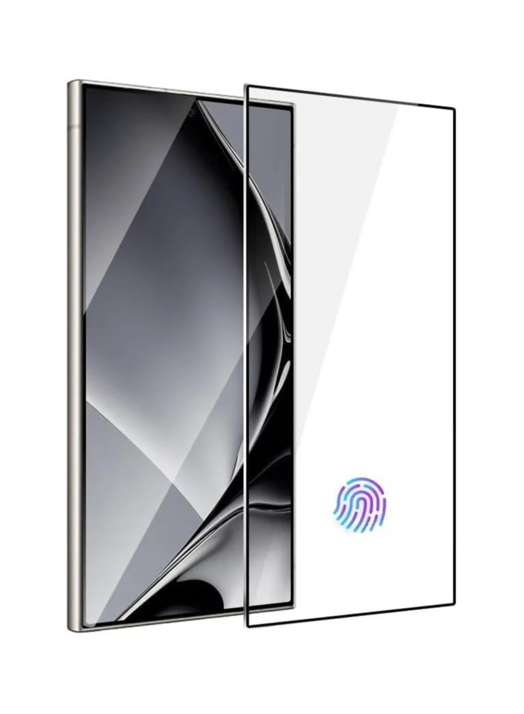 Screen Protector for Samsung Galaxy S25 Ultra 9D Full Coverage Anti-Scratch High Transparency Bubble-Free Tempered Glass Support Fingerprint Unlock Screen Protector For Samsung Galaxy S25 Ultra - Image 1