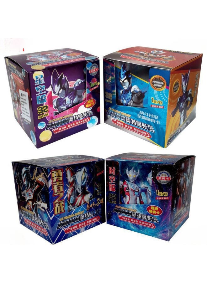 Generic - Ultraman 3D Transformation Card Gold Card Collection Toy Flash Card Ott Game Full Star Card Full Set Of Children's Cards-Color:Full Star Flash Cards 18 Packs [126 Cards] Hot Sale-Specifications:Ultraman Card - Image 1